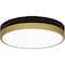Quoizel Weldin Flush Mount Led Matte Black Gold WLN1611MBKG - alternate 1